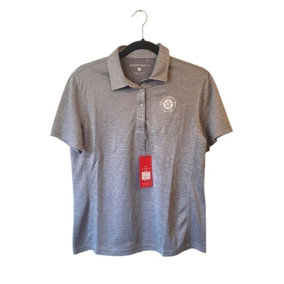 Short Par 4 Light Grey US Women's Open Polo Shirt - Picture 1 of 6